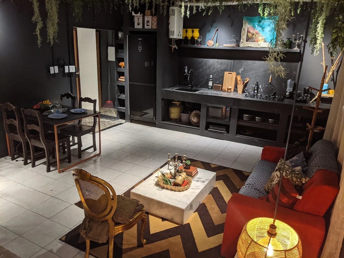 Sala de estar — Penthouse Jacuzzi ao Lado do Elevador, Salvador, Bahia