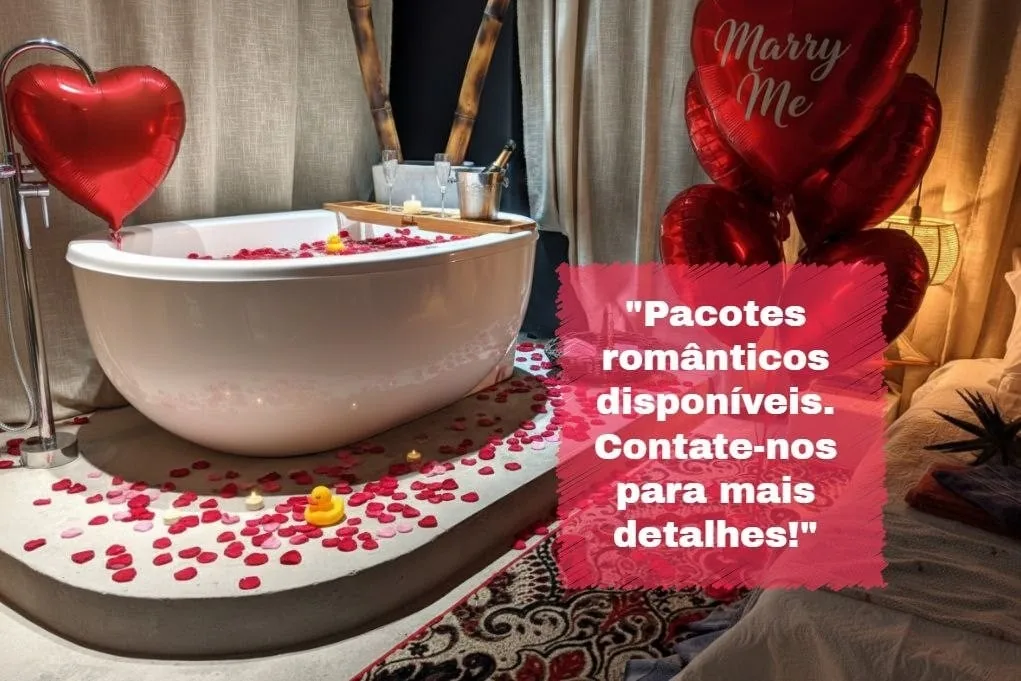 Pacote romântico! Contate-nos para informações sobre itens disponíveis e valores — Penthouse Jacuzzi ao Lado do Elevador, Salvador, Bahia